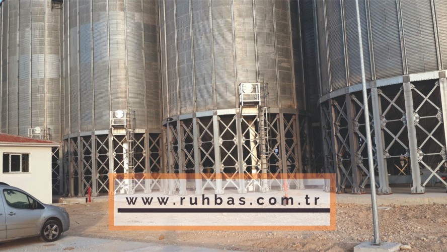 TMO SİVRİHİSAR 20.000 TON ÇELİK SİLO TESİSİ 